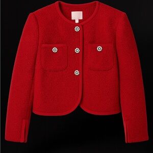 Cinq à Sept Red JUNIA JACKET